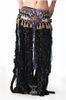 Glamourous Long Tassel Belly Dance Hip Scarves For Performance Or Practice