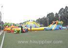 Waterproof Commercial Water Inflatable Theme Park With Plato PVC Tarpaulin