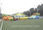 Waterproof Commercial Water Inflatable Theme Park With Plato PVC Tarpaulin