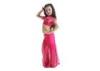 Lovely Fuschya Spandex Girls Belly Dancer Costume / Wear Free Size