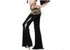 Colorful Cristal Cotton Lace Flannel Belly Dance Pants For Adults 95cm Length