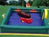 Square Inflatable Mat Mechanical Bull , PVC Tarpaulin Inflatable Mat with Mechanical Rodeo Bull