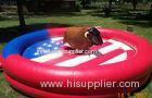 Round Inflatable Mechanical Bull , PVC Tarpaulin Inflatable Mechanical Bull Ride Game