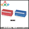 Piano Type DIP Switch 2.54mm red blue replace SAB BP series