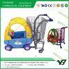 Retail shop , Supermarket shopping trolley with baby seat and toy car powder coated