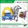 Retail shop , Supermarket shopping trolley with baby seat and toy car powder coated