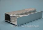 6063-T6 Silver Anodized Aluminium Profile , Window Aluminium Frame