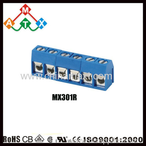 90 Deg terminal block PCB screw connector