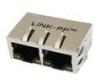 Cat 6 Ethernet RJ45 With Emi Finger , SDH PDH Use LPJE Series 1 x 2