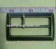 Plating Gunmetal Square Cloth Belt Buckle , jeans bag zinc military buckles