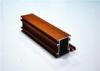 6063 T5 / T6 Wood Grain Aluminium Extruded Sections For Window / Door