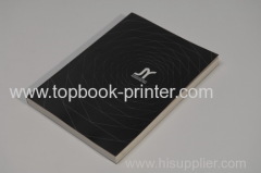 Excellent B5 250gsm spot UV coating art paper cover softback book sewn with threads printing