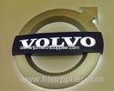 Durable Big Acrylic Stainless Steel Lighted Backlit 3D Car Logos For Volvo