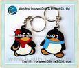 Penguin soft Custom PVC keychain as gift and souvenir , rubber keychain