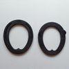 Metal Racing Plates Horseshoes / Small Black Equine Horse Shoes