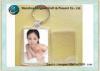 Blank transparent acrylic plastic photo keychain with customized logo