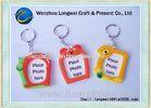 Coin Holder Paper Card Inside Plastic Keychain / Craft Keyring