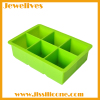 Silicone 6 big cavitives ice cube tray china