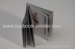 custom-design silver stamped cover clothing catalog thread glue bound softcover or softback book printer