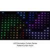 Full Color P9 to P20 4 x 3m LED Video Curtain , Flexible Soft Led Stage Screen 200w