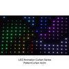 Full Color P9 to P20 4 x 3m LED Video Curtain , Flexible Soft Led Stage Screen 200w