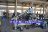 Energy-efficient waste plastic recycling series two-stage extruder