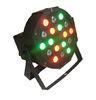 18 x 3w RGB Led Flat Par Light / Led Par 64 Indoor Stage Dj Lights 7CH / 3CH DMX