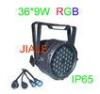 36 x 3w RGB Tricolor Waterproof Ourdoor LED Par Cans for Concert / Party / Show Lights