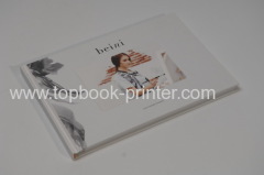 High-quality embossed paper cover gold stamping die cutting hardcover or hardbound book printer