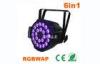 UV RGBWA 6 in 1 LED Par Cans for Stage Show Lighting for Studio , Theatre Lighting