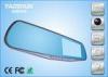 4.3 screen Parking View Dual Camera Car Rear View Mirror 4 X Digital Zoom Anti - glare