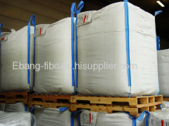 PP u-panel breathable bulk bag with overlock and chain stitch