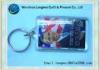 DIY Gift plastic photo keychain as souvenir / digital picture keychain
