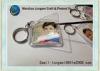 Mini Clear acrylic personalized plastic photo keychains / photo engraved key chains