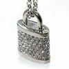 Lock Shape Metal & Crystal Jewelry USB Flash Drive 2.0 4GB 8GB