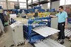 Single Layer Roofing Sheet Roll Forming Machine PLC Control For Construction Roof