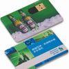 Plastic Customised Name Card USB 2.0 Flash Drive 128GB , 4 -10MB/S Write