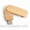 Engraving Logo Walnut Swivel Wood USB Stick 2.0 Interface Support Windows98/ME/2000/XP/Server 2003
