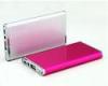 Slim Pink Metal Power Bank 32000mAh With Cable and Adaptors