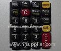 Glossy Oil And 3 Colors Printing Silicone Rubber Molding For Keypad