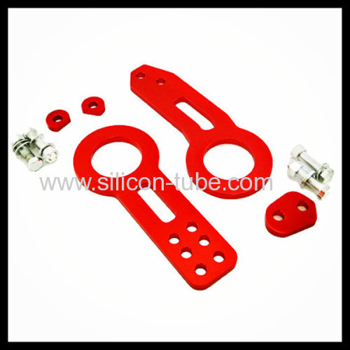 JDM Universal Front Racing Tow Towing Hook Trailer Anodized Aluminum Red