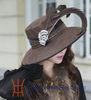 Brooch Ladies Dress Church Hats / Horse Racing Hats for Autumn
