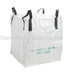 Top filling and bottom flat cement bag for packing