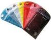 PVC phone bag , PVC zip lock bags , vinyl zipper bag with hanging hole