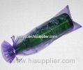 Lavender Organza Wine Bottle Pouch Bags Reusable Printed Tote Bags