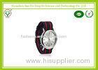 Durable Eco - friendly One / two Pieces Zulu Strap Nylon Watches For Boy