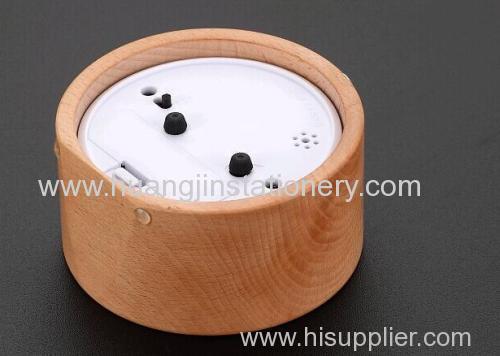 solid wood / LED light / alarm clock