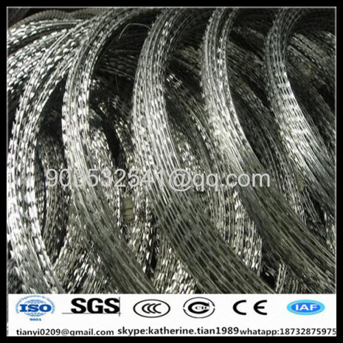 anping factory manufacturer cheap bto-20 razor wire 