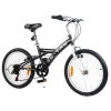 Tauki Thunder 20 inch kid bike, 6 Speed,Front and Rear Hand Brake, Black