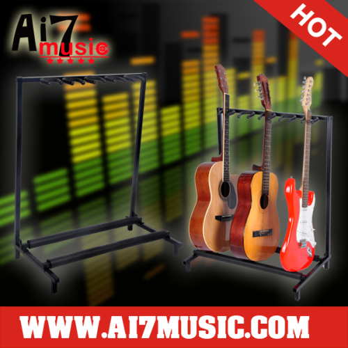 AI7MUSIC Display Guitar Stand for 5 electric guitars Row Stand For Five Guitars